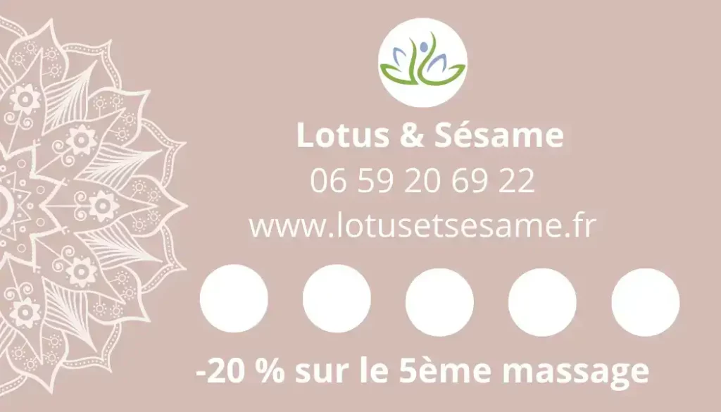 Carte de fidélité Lotus et Sésame